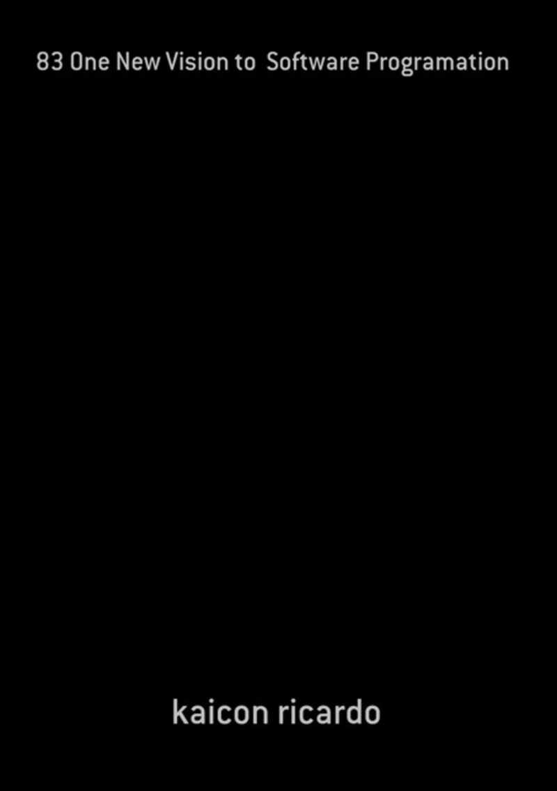 83 One New Vision To  Software Programation