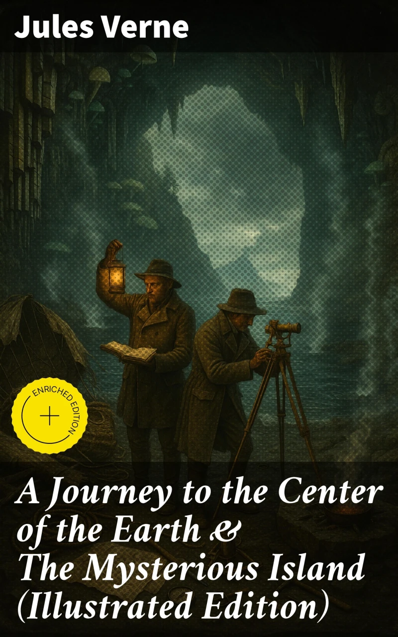 A Journey to the Center of the Earth & The Mysterious Island (Illustrated Edition)